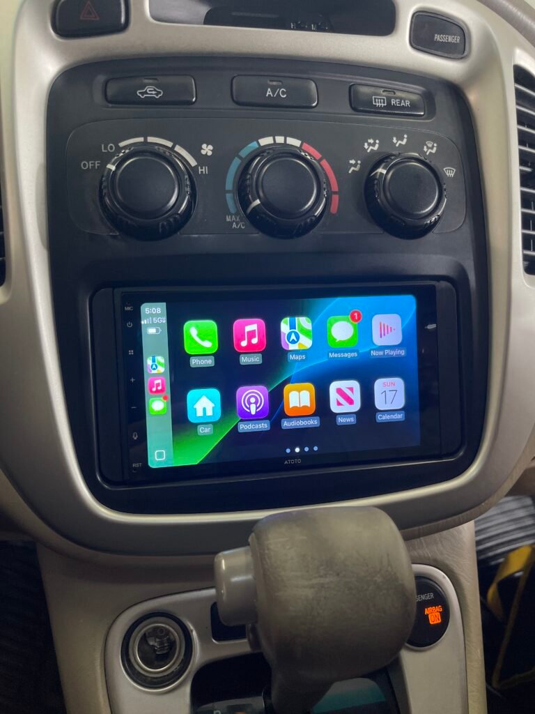 Pantalla de 9” y 7” Toyota Highlander 2000-2007 — foto 3
