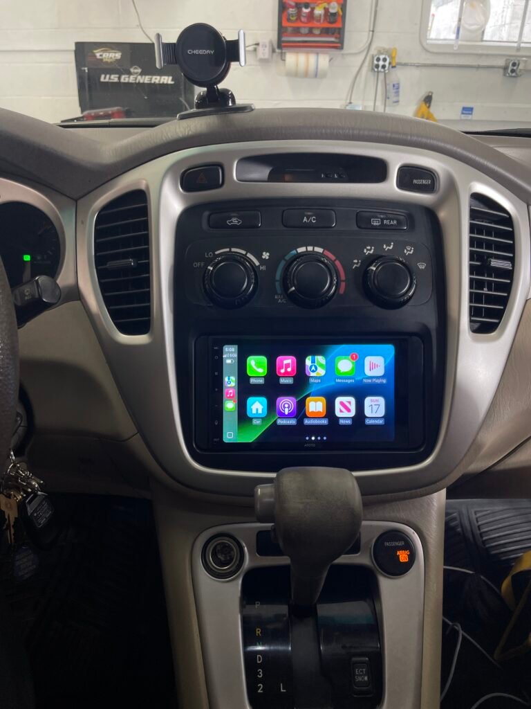Pantalla de 9” y 7” Toyota Highlander 2000-2007 — foto 4