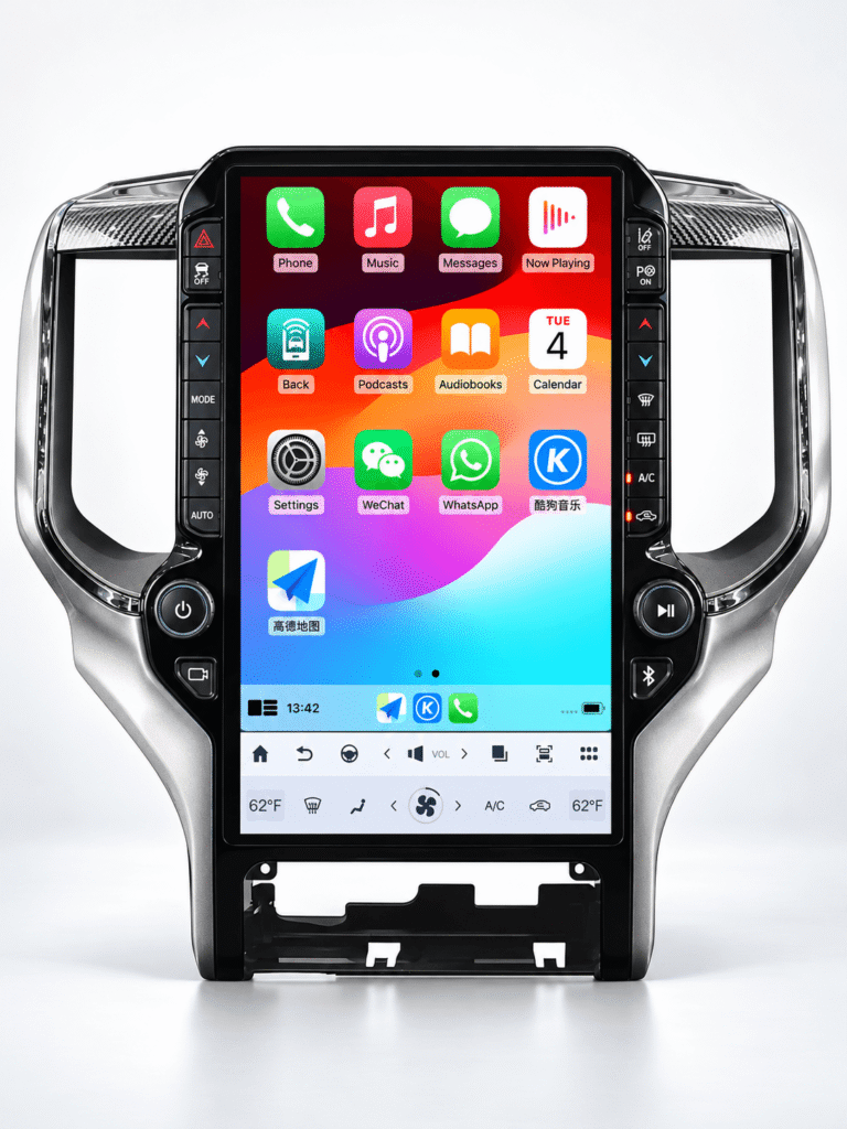 Pantalla para auto de 14.4″ pulgadas con Android para Dodge Ram 2019-2024 — foto 4