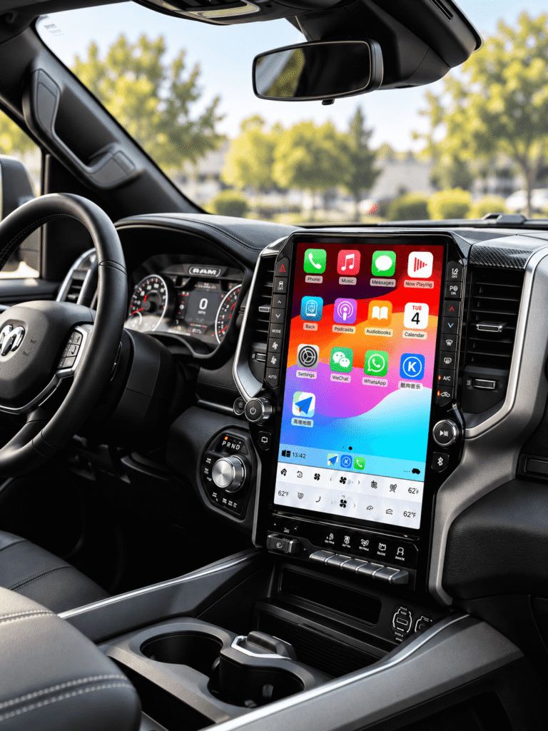 Pantalla para auto de 14.4″ pulgadas con Android para Dodge Ram 2019-2024 — foto 1