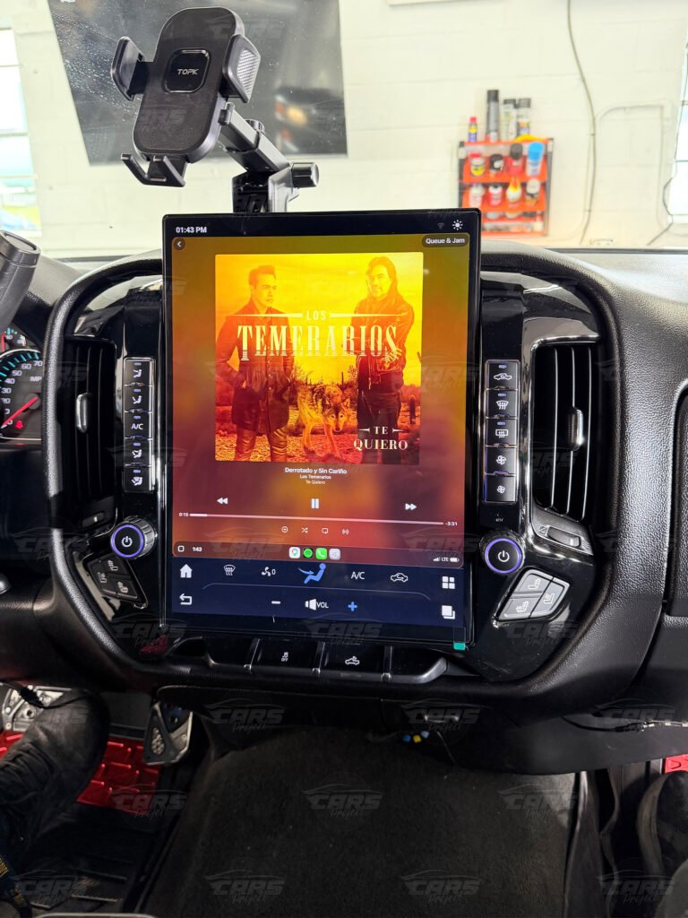 Pantalla Android de 15.6 pulgadas para Chevrolet Silverado y GMC Sierra 1500, año 2014-2018. Pantalla estéreo con CarPlay inalámbrico. — foto 2