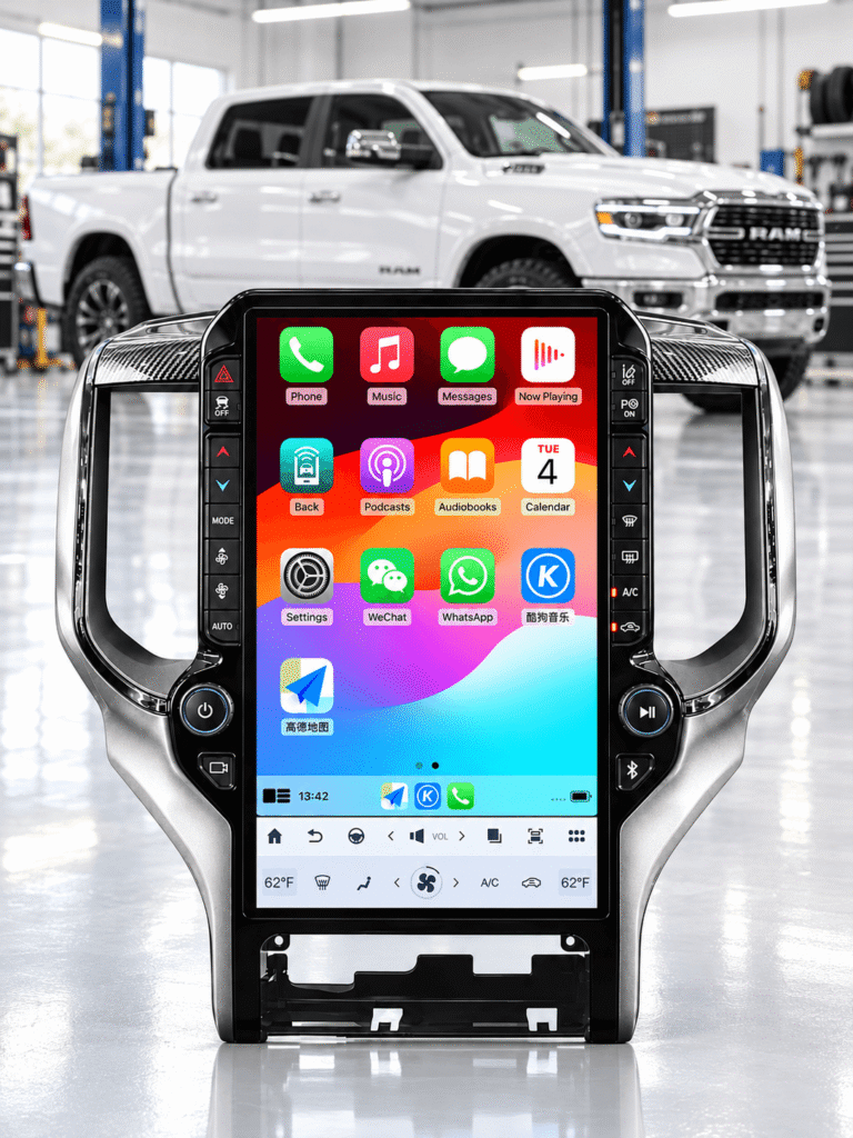 Pantalla para auto de 14.4″ pulgadas con Android para Dodge Ram 2019-2024 — foto 2