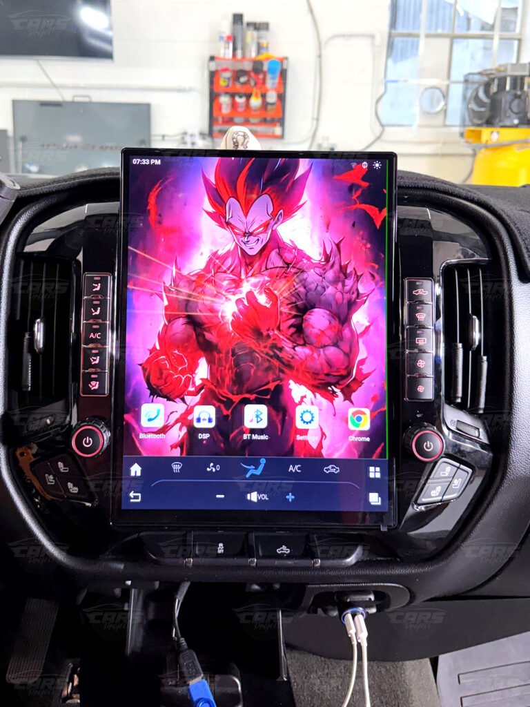 Pantalla Android de 15.6 pulgadas para Chevrolet Silverado y GMC Sierra 1500, año 2014-2018. Pantalla estéreo con CarPlay inalámbrico. — foto 5